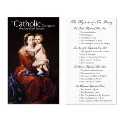 The fruits of the mysteries of the rosary