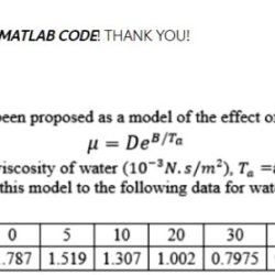 Equation viscosity andrade regression fuels