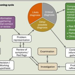 Match the clinical reasoning process with its descriptor