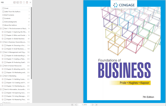 Foundations of business 7th edition by pride hughes and kapoor